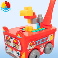 COLORBABY - Trolley camión de bomberos con 30 bloques de construcción - details 4