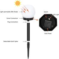 Lámpara De Jardín Solar LED Impermeable Para Decoración De Exterior Iluminación De Piso Con Enchufe Luz De Calle Para Courtyard - details 0