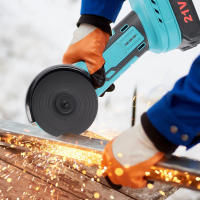 Amoladora angular eléctrica sin escobillas de 3 pulgadas con 2 discos de corte, máquina de corte de mano, herramienta eléctrica para batería Makita de 18V - details 5
