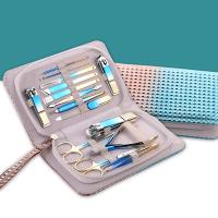 Kit De Manicura Y Pedicura Profesional 9 En 1 Con Estuche Portátil De Cuero Regalo Ideal Herramientas De Acero Inoxidable - details 14