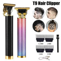 T9 Máquina De Corte De Pelo Portátil Y Cordless Recargable Por USB Afeitadora De Barba Para Peluqueros Corte De Cabello Vintage Con Cuchilla De Acero Inoxidable - details 3