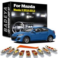 Kit De Luces LED BADEYA 11Pcs Para Interior De Mazda 3 BL 2010-2013 Luz De Mapa Maletero Techo Lámpara De Visera Solar 12V 2.4W Vida Útil De 50000 Horas - details 0