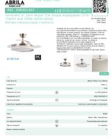 FABRILAMP PREMIUM Ventilador Dc Zenit Niquel,Negro,Blanco 72w 3aspas despegables 107d 7200lm 6vel 3000k,4500k,6000k, Remoto+temporizador+memoria Incluye mando a distancia y dos tijas de 10 y 25 centímetro Productos originales calidad de confianza - details 4