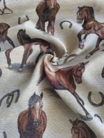 Cortina de Puerta Exterior e Interior – Caballos , Jacquard 140x260cm - details 7