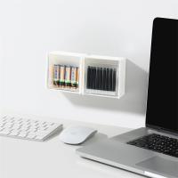 Estante De Pared De Plástico Para Joyería Organizador De Baño Para Maquillaje Almohadillas De Cotonete Cajas De Almacenamiento Para Labiales/Reloj - details 4