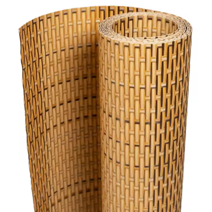 Toldos de Balcón 5 UDS trinquete sintético Marron Negro 255x19 cm - 1