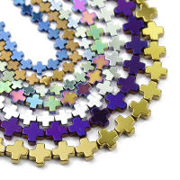 JHNBY Cuentas De Hierro Naturales En Colores Azul Oro Morado 6/8/10mm Espaciadoras Para Joyería DIY Pulseras Encuentros - details 1