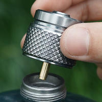 Adaptador De Estufa Para Camping Longitudinal Propano Válvula De Acero Aluminio Butano Adaptador De Tanque De Gas Para Actividades Al Aire Libre - details 2