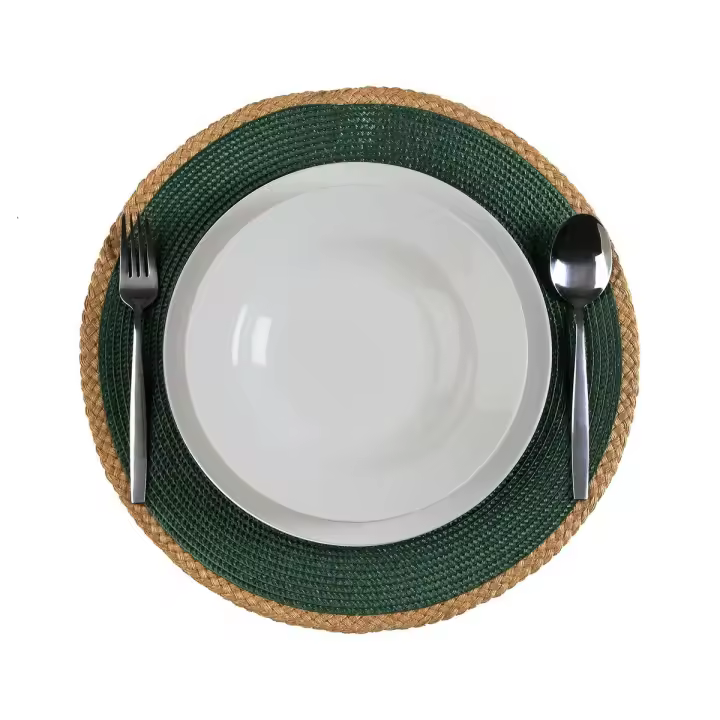 Salvamantel Versa Verde Yute Polipropileno Jacinto de agua 38 x 38 cm - 1