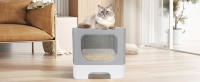 Nobleza - Arenero para Gatos, Caja de Arena Plegable para Gatos, Caja Arena con Bandeja Extraíble y Pala, Espacioso para Gatos Grandes, 48.5 x 38.5 x 38.2 cm - details 4