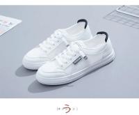 Zapatos De Deporte Casual Para Mujer 2024 Zapatillas Blancas Transpirables Con Malla Tenis Mocasines Planos Deportivos Estilo Campus Para Correr Y Uso Diario - details 8
