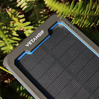 Bateria Externa 26800 mAh, Powerbank con Linterna, Banco de energía solar, USB C, batería solar, 4 puertos USB, batería solar, 36 linternas LED, batería solar, resistente al agua, para exteriores, iPhone Samsung (azul) - details 3