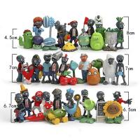 40pcs Juguetes Figuras De Acción Plants Vs Zombies PVZ Sololilla Peashooter Cactus Nut Hat Zombies PVC Modelo Para Niños Regalos - details 1