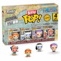 Funko Bitty Pop One Piece Pack X 2 Unidades Monkey D luffy + Roronoa Zoro + Axe-hand Morgan Shanks & Nami Arlong Nojiko Buggy The Clown Figura Coleccionable - details 4