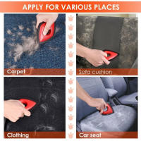 Cepillo Para Eliminar Pelo De Animales Para Sofá Coche Alfombra Herramienta De Limpieza Para Perros Y Gatos Material Plástico - details 2