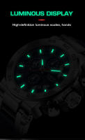 Reloj De Pulsera LIGE Para Hombre Resistente Al Agua Deportivo Militar De Cuarzo Con Fecha Y Manos Luminosas Estilizado Casual - details 9