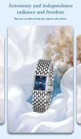 Reloj De Pulsera De Cuarzo LIGE Elegante Para Mujer Con Correa De Acero Inoxidable Resistente Al Agua Y Deportiva Pantalla Cuadrada Romana - details 3