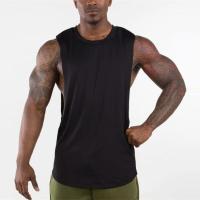 Top De Gimnasio Para Hombre Camiseta Sin Mangas De Algodón Estilo Deportivo Casual Para Verano Color Negro Blanco Azul Gris Rojo Amarillo Tallas M L XL XXL - details 3