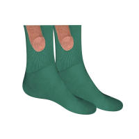 1 Par De Calcetines Casuales Divertidos Para Hombres Y Mujeres Calcetines De Algodón Con Patrón Original Regalo De Navidad Hip-Hop Calcetines De Moda - details 5