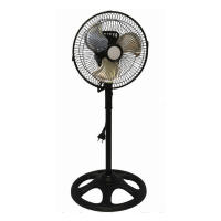 Ventilador de pie 60/80w  Diametro 45cm, metálico aspa giratorio 3 velocidades, 130cm, 230v -80w, Función de Oscilación horizontal y Vertical, Ventilador de Aire Natural, Facil de montar - Verano - Remedio para el Calor, Resistente - Altura regulable - - details 0