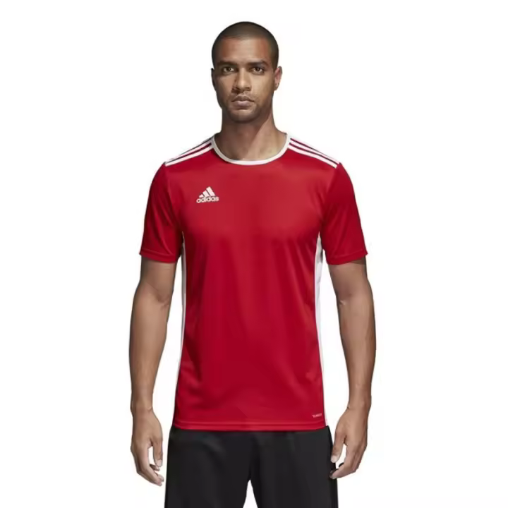 Adidas Entrada 18 CF1038 football jersey – Camiseta de fútbol con diseño cómodo y transpirable, confeccionada con materiales de alto rendimiento para jugadores. - 1