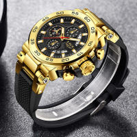 Reloj De Pulsera LIGE Para Hombre Resistente Al Agua Deportivo Militar De Cuarzo Con Fecha Y Manos Luminosas Estilizado Casual - details 18