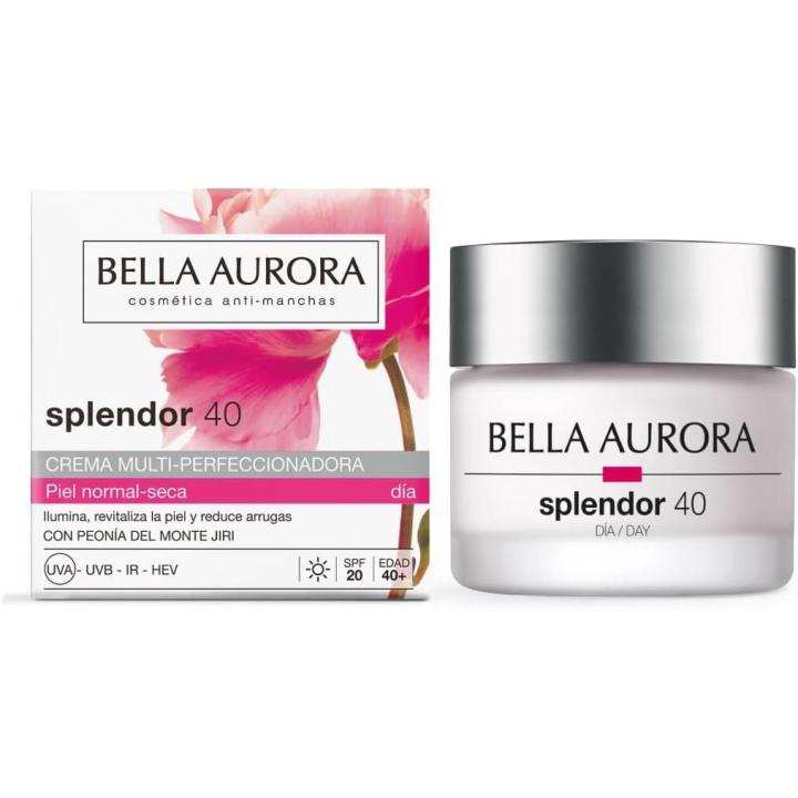 BELLA AURORA Splendor 40 crema multiperfeccionadora de día SPF20 piel normal-seca tarro 30 ml / Unidad — oferta en Miravia