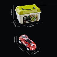 Juego De Coches De Carreras Miniatura Para Niños Con Caja De Almacenamiento Regalo De Navidad Para Niños Varones Colección De Vehículos Retroalimentados Sin Batería Material ABS - details 9