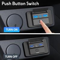 Adaptador De Carga USB 12V Para Coche Panel De Enchufe De Pared Accesorios De Cargador Rápido Para Auto Bus RV Camión Montaje En Pared - details 3