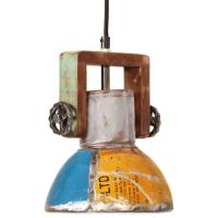 vidaXL Lámpara colgante industrial redonda multicolor E27 25 W 19 cm - details 0