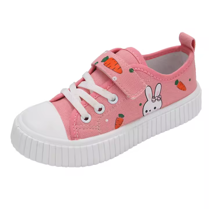 Zapatos De Lona Para Niños Y Niñas Negros Con Dibujos Ligeros Y Transpirables Antideslizantes Para Todas Las Estaciones Talla True Fit - 1