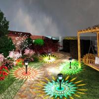 Lámparas Solares Para Jardín Nuevas Luces Exteriores Impermeables Iluminación Decorativa LED Para Camino Paisaje Patio Valla Atrás De La Casa - details 5