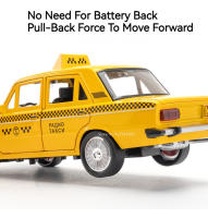 LADA NIVA Taxista Rusa Modelo De Coche Juguetes De Aleación De Metal Con Luz Y Sonido Puertas Abiertas Función Retroceso Regalos Decorativos Para Decoración Del Hogar - details 5