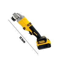 Amoladora angular sin escobillas 1280W, 125mm, 21V, 10000RPM, 4 velocidad variable, 2 baterías 1500mah*10, Cargador rápido + estuche de plástico, para trabajar la madera, para cortar, amoladora, pulidora - details 1