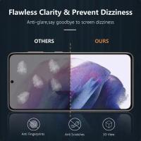Protector De Pantalla De Vidrio Templado Para Samsung Galaxy A24 4G A54 A34 A14 A04 M54 M34 M14 M04 a M 13 23 33 53 73 5G Pack De 3-5 Piezas Anti-Arrugas HD Transparente - details 5