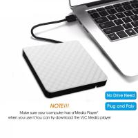 ROUHONG USB3.0 Externo Lector Y Grabador De DVD RW CD Para Portátil PC Compatible Con DVD- RAM Velocidad Máxima De Grabación 24x - details 4