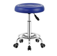 TABURETE , elevador de escritorio frontal con taburete alto, silla giratorio patas de con rueda de estilo nordic,Silla giratoria de Bar alta ajustable,  bar oficina hogar 45-57cm - details 3