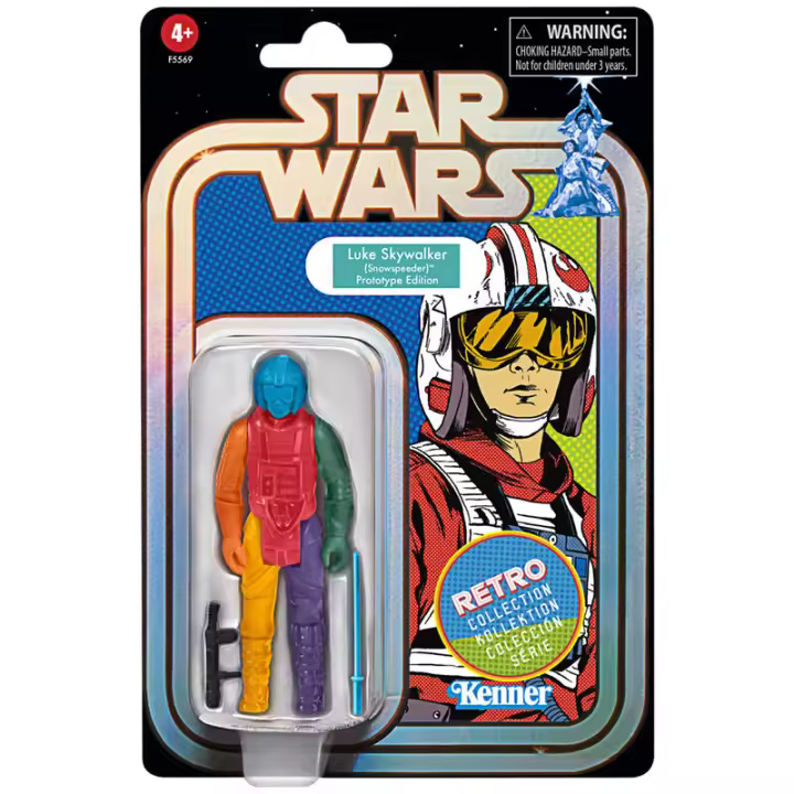 Figura Luke Skywalker Retro Colecction Star Wars 9,5cmFigura  Coleccionable - Idea de Regalo- Mercancia Oficial - Juguetes para Niños y Adultos - Movies Fans - Muñeco para Coleccionistas y Exposición - 1