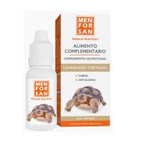 Menforsan Complemento Alimenticio para Caparazón de Tortugas 30ml. Este complemento alimenticio es ideal para tortugas terrestres y acuáticas. Contiene sal estabilizada de cloruro cálcico, que ayuda a reforzar y mantener endurecido el caparazón. - details 0