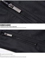 Chaqueta De Moda Para Hombre Casual De Primavera Y Otoño Abrigo Grande Y Suelto Estilo Dad Con Bolsillos Cierre De Cremallera - details 15