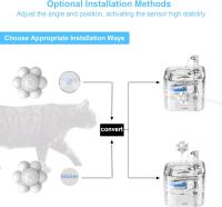 Fuente para Gatos con sensor de movimiento, interruptor para Fuente para Gatos, dispensador de Agua para Perros, detector USB de CC de 5 V Y 1 A, interruptor Automático con cable de salida USB, accesorios universales para mascotas - details 3