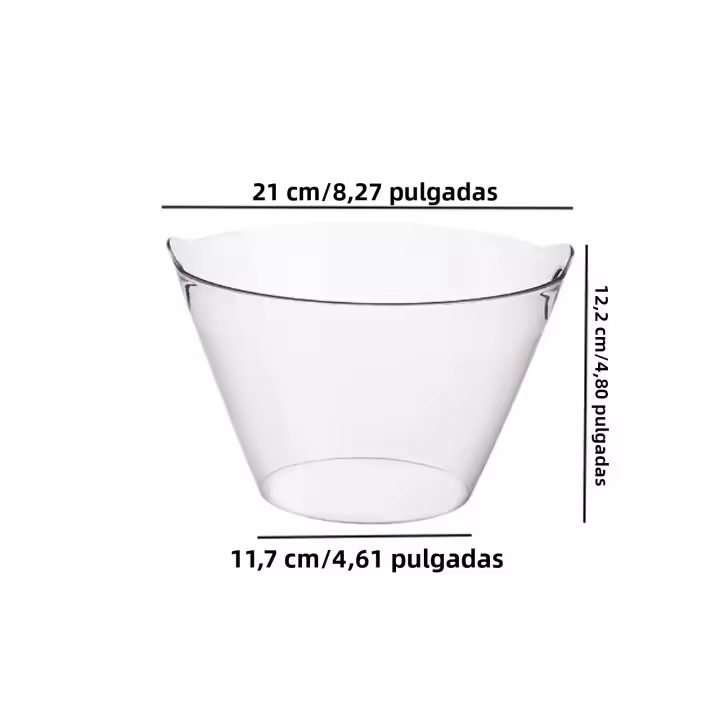 Cubeta De Hielo De Plástico Para Bebidas Y Comida Grado Alimenticio Sellada Cubeta De Cerveza Para Cócteles Barra Hogar - 1