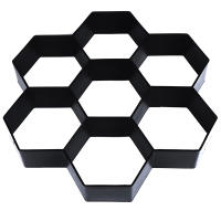 Molde De Concreto Para Jardín One Piece Bloque De Paving DIY Hacer Camino De Plástico Molde De Cemento 30*30*4cm - details 8
