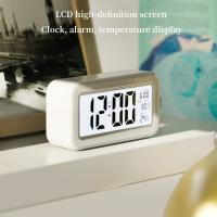 Reloj De Alarma Digital Con Luz LED Y Temperatura Reloj De Mesa Bajo Ruido Para Cama Reloj Electrónico Con Función Snooze 12/24H - details 1