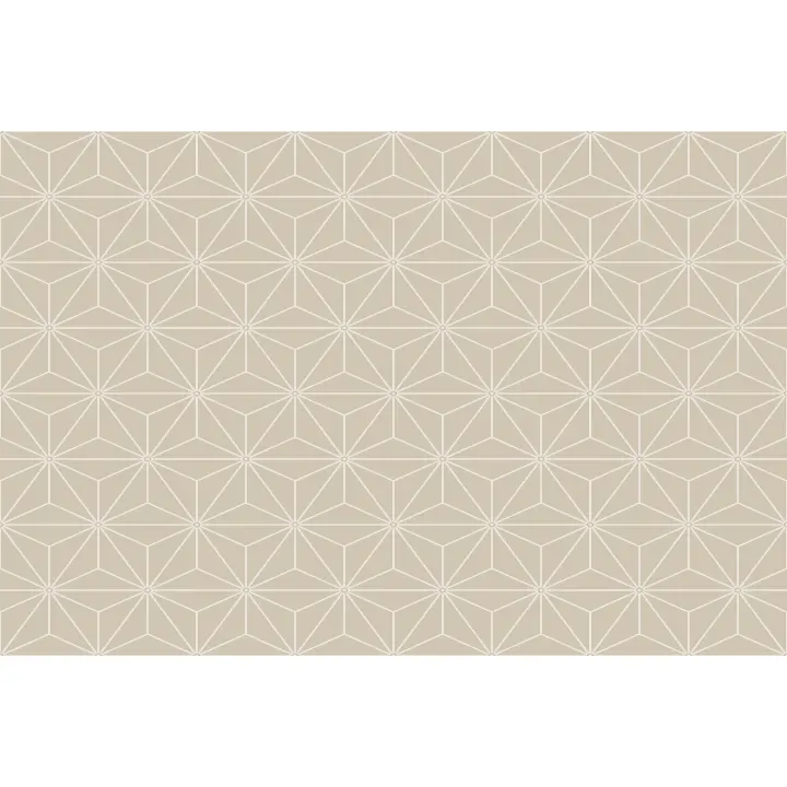 VINILKO, Alfombra de vinilo Edelweiss topo 100x150 cm - 1