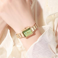 Reloj De Pulsera Para Mujer Koushi De Acero En Forma Rectangular Con Correa De Banda Moda Casual No Resistente Al Agua Movimiento Cuarzo - details 3