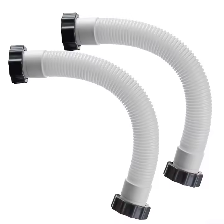 Paquete de 2 mangueras para Bomba de filterola de Arena de Piscina, Manguera de Interconexión con tuercas para Intex, System de salmuera de 40,6 cm y Filter de Arena para piscina. - 1