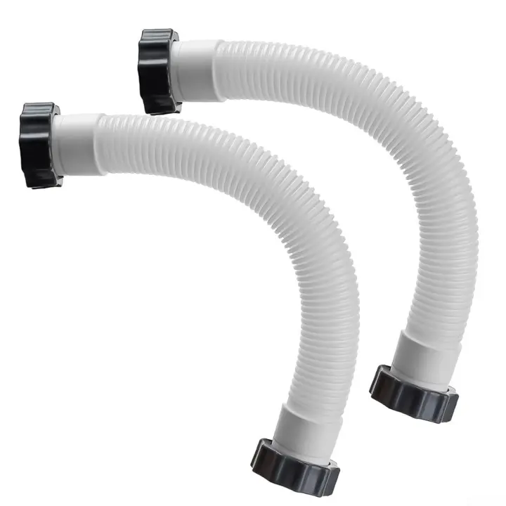 Paquete de 2 mangueras para Bomba de filterola de Arena de Piscina, Manguera de Interconexión con tuercas para Intex, System de salmuera de 40,6 cm y Filter de Arena para piscina. - 1