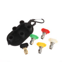 Juego De Puntas Multifuncional Para Lavadora De Alta Presión Con Soporte De Boquilla 5/7 Boquillas 1/4 Pulgada Conector Rápido Accesorios DIY - details 2