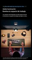 Lámpara De Escritorio Baseus Con Luz De Pantalla USB LED Regulable Para Computadora Laptop Monitor Moderno Sin Sombrilla - details 7